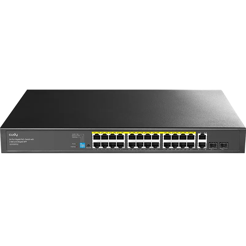 CUDY 24-PORT GIGABIT PoE  1 Mascom International.webp